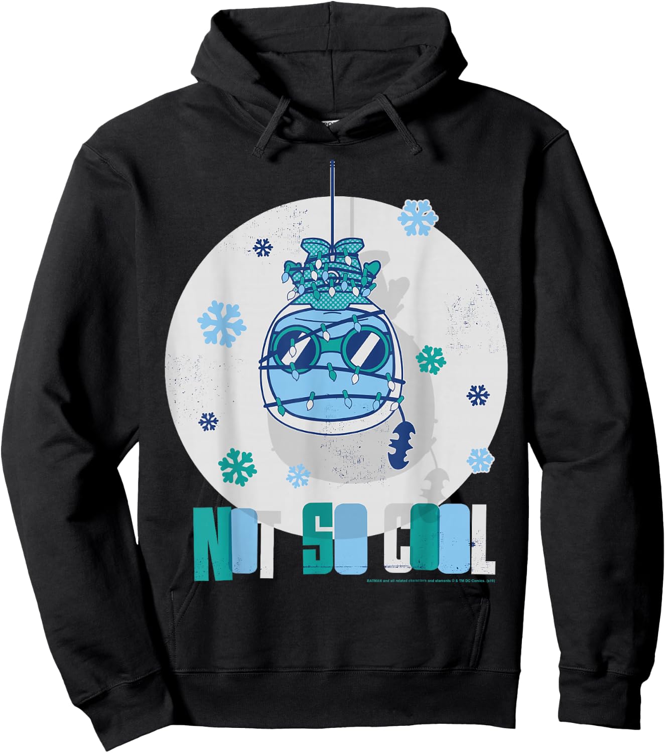 DC Comics Mr. Freeze Not So Cool Christmas Hoodie - Hoodie | Black