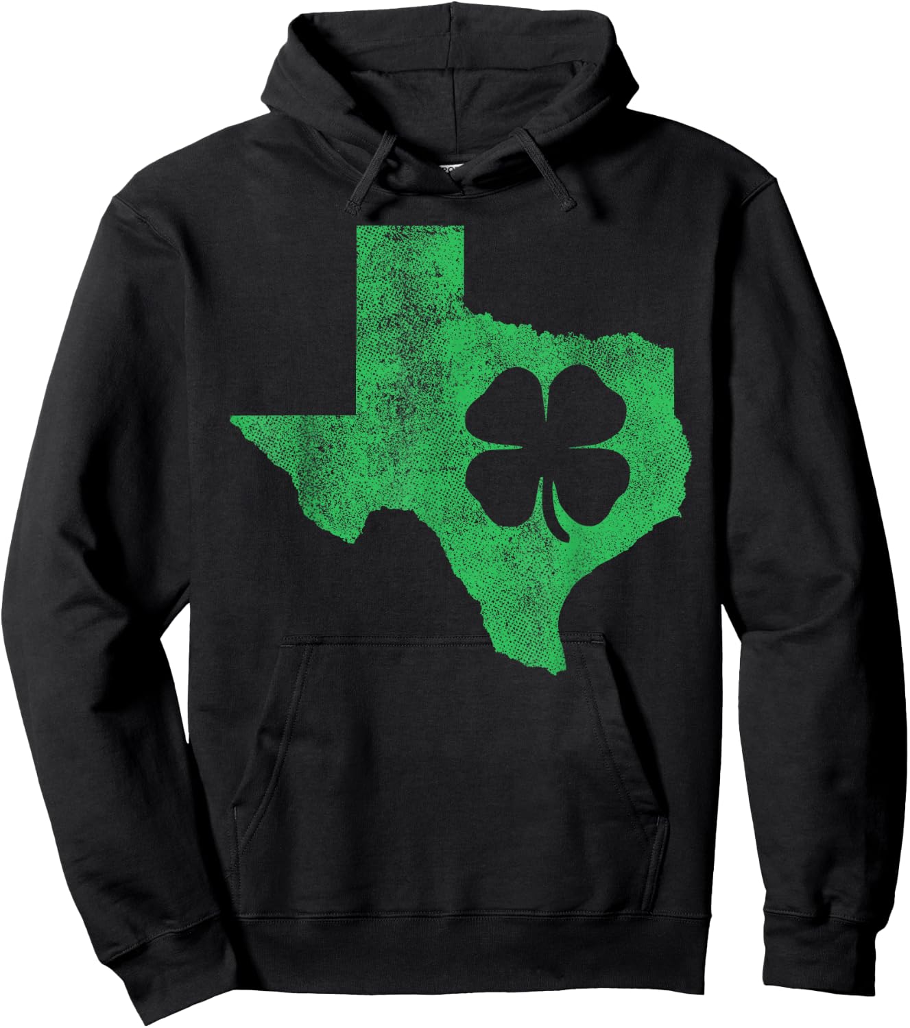 Texas Irish Shamrock St. Patrick's Day Saint Paddy's Gift Hoodie - Hoodie | Black
