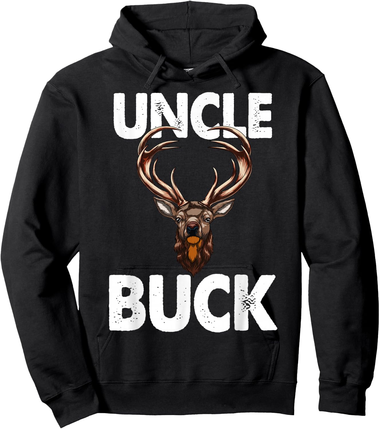 Best Uncle Buck Ever Funny Men Hunting Deer Buck Hoodie - Hoodie | Black