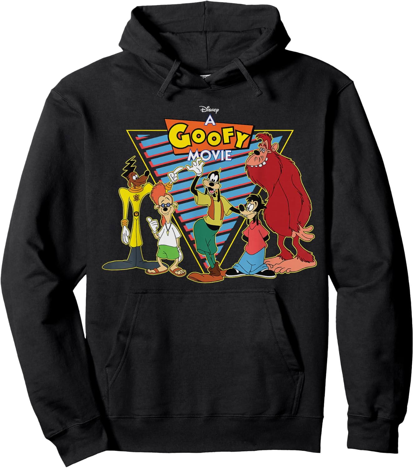 Disney A Goofy Movie Crew 90s Hoodie - Hoodie | Black