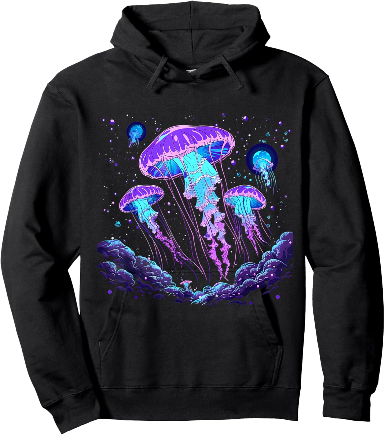 Jellyfish Sea Ocean Jellyfish Marine Mammal Ocean Sea Animal Hoodie - Hoodie | Black