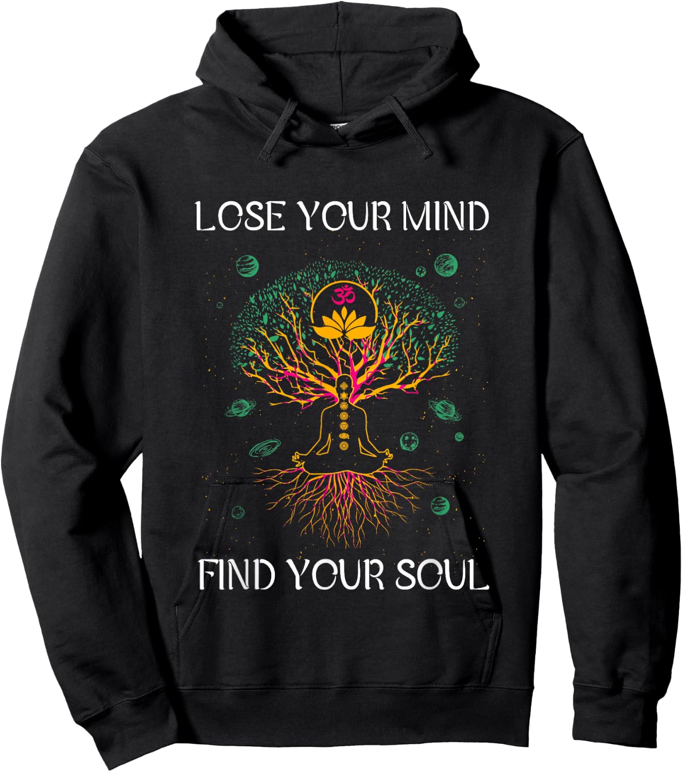Lose Your Mind Find Your Souls I Meditation Hoodie - Hoodie | Black