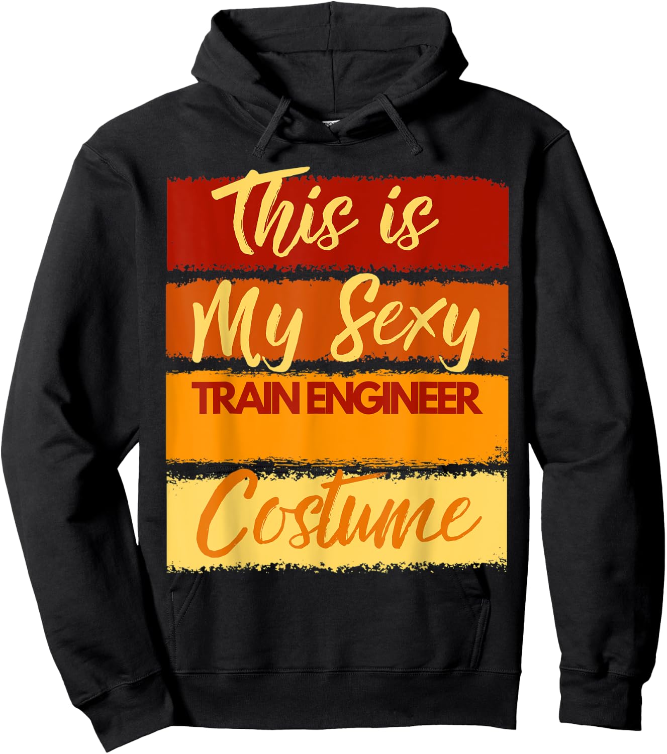This is My Sexy Train Engineer Costume Halloween Party Hoodie - Hoodie | Black