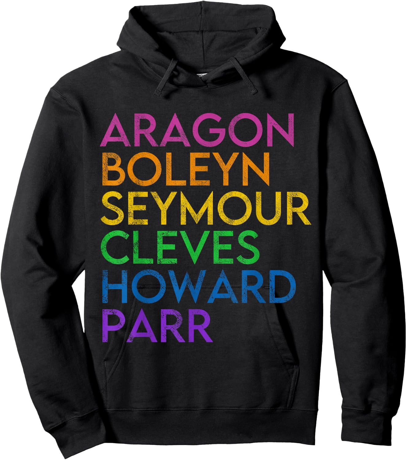 Six Ex Wife British History Historian Musical Lover Hoodie - Hoodie | Black