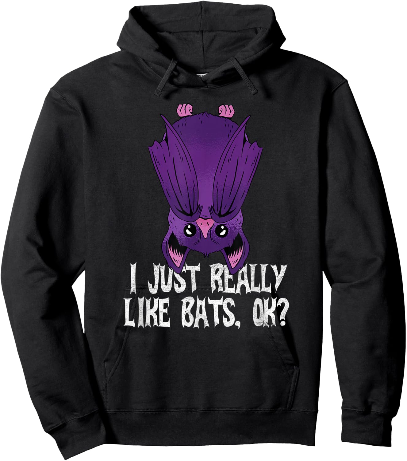 Funny Bat Hoodie - Hoodie | Black