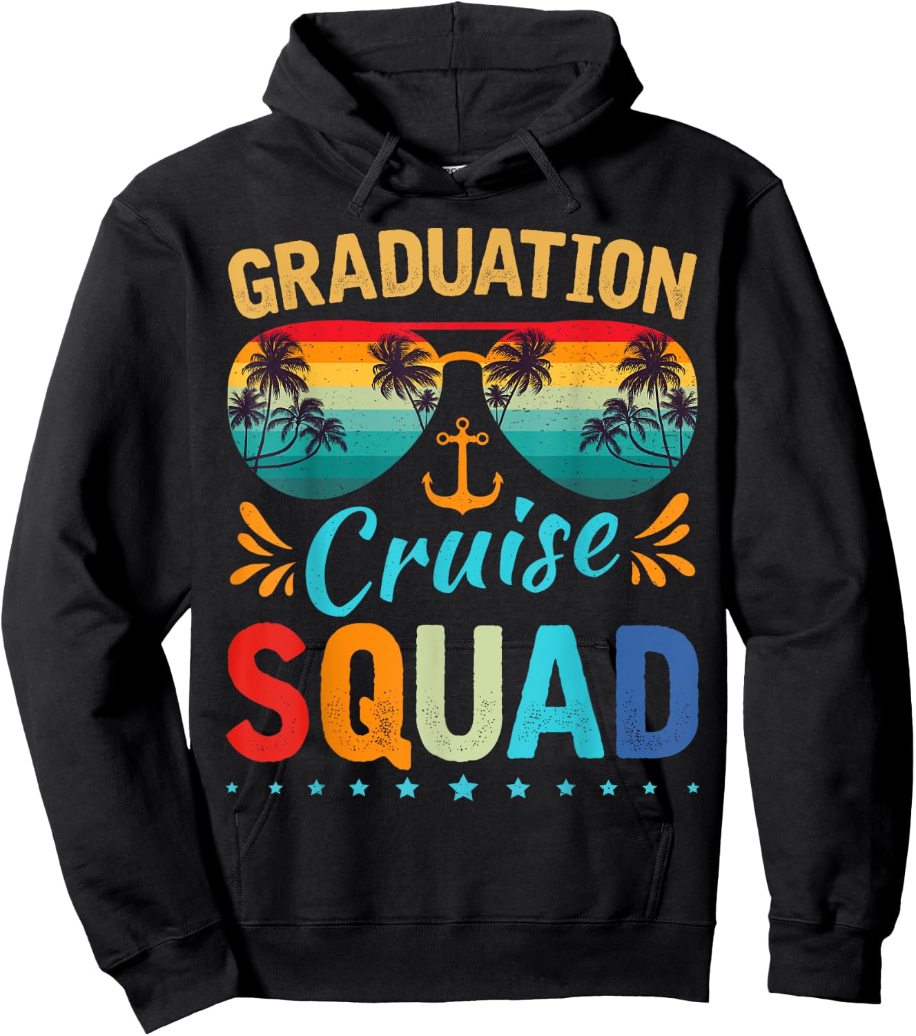 Graduation Cruise Squad 2025 Funny Cruising Graduation Trip Hoodie - Hoodie | Black