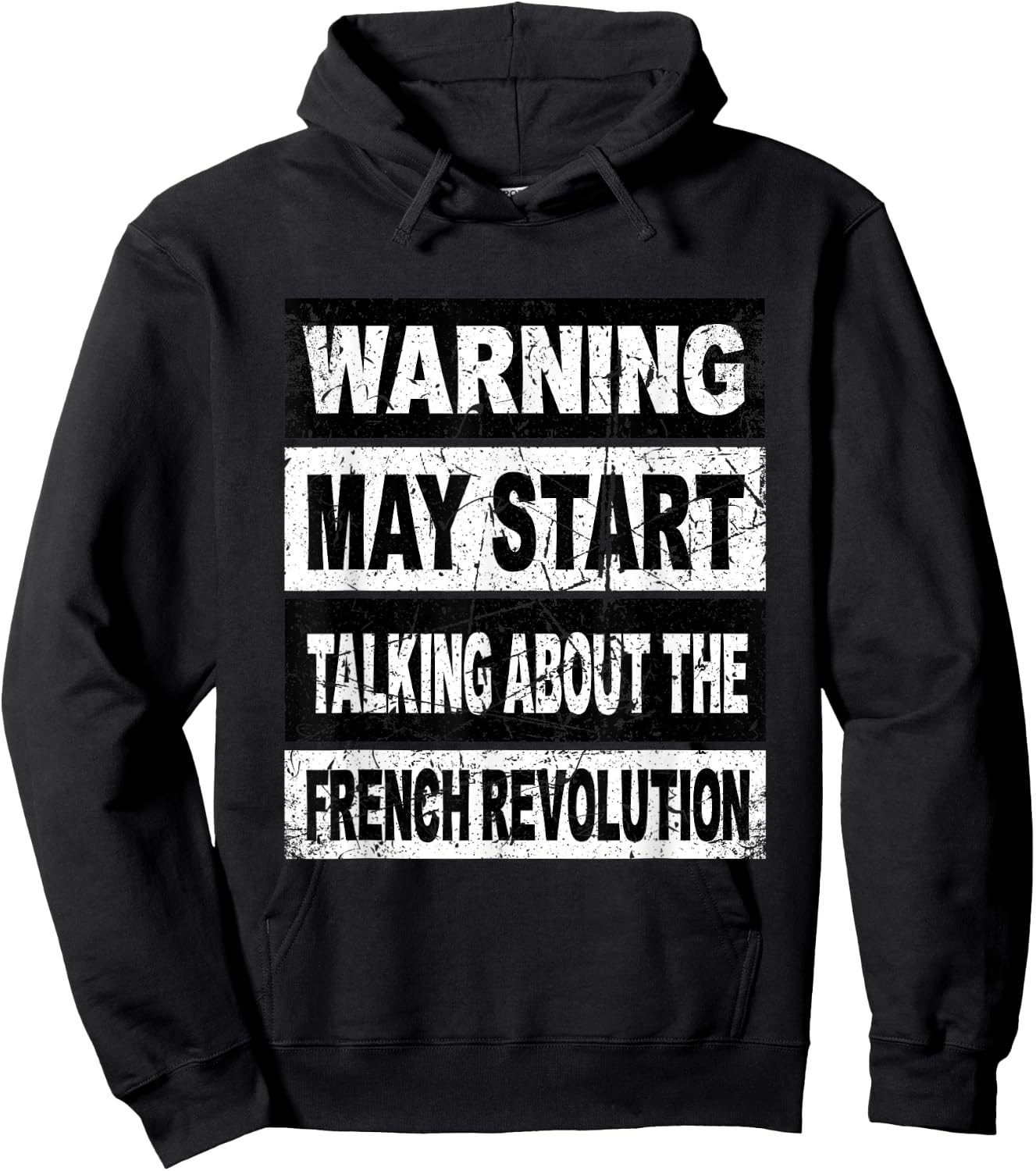Retro French Revolution Shirt French War Bastille Day Hoodie - Hoodie | Black