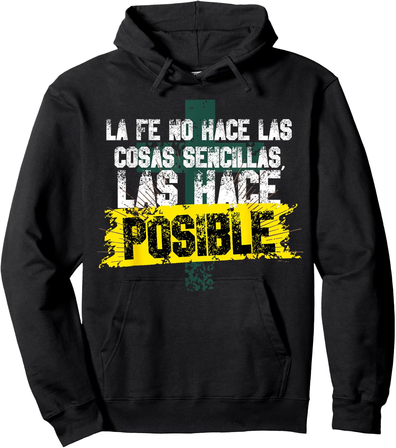 Regalo Cristiano En Espanol Spanish Christian Hoodie - Hoodie | Black