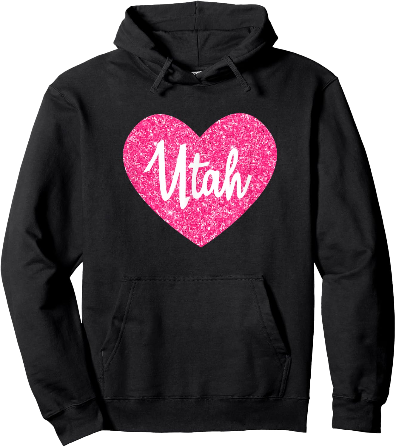 Utah USA and Girls I Love Utah Hoodie - Hoodie | Black