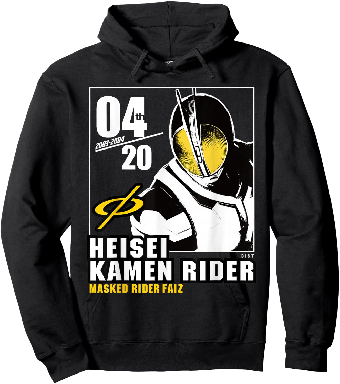 Kamen Rider Faiz Heisei Rider Anniversary Hoodie - Hoodie | Black