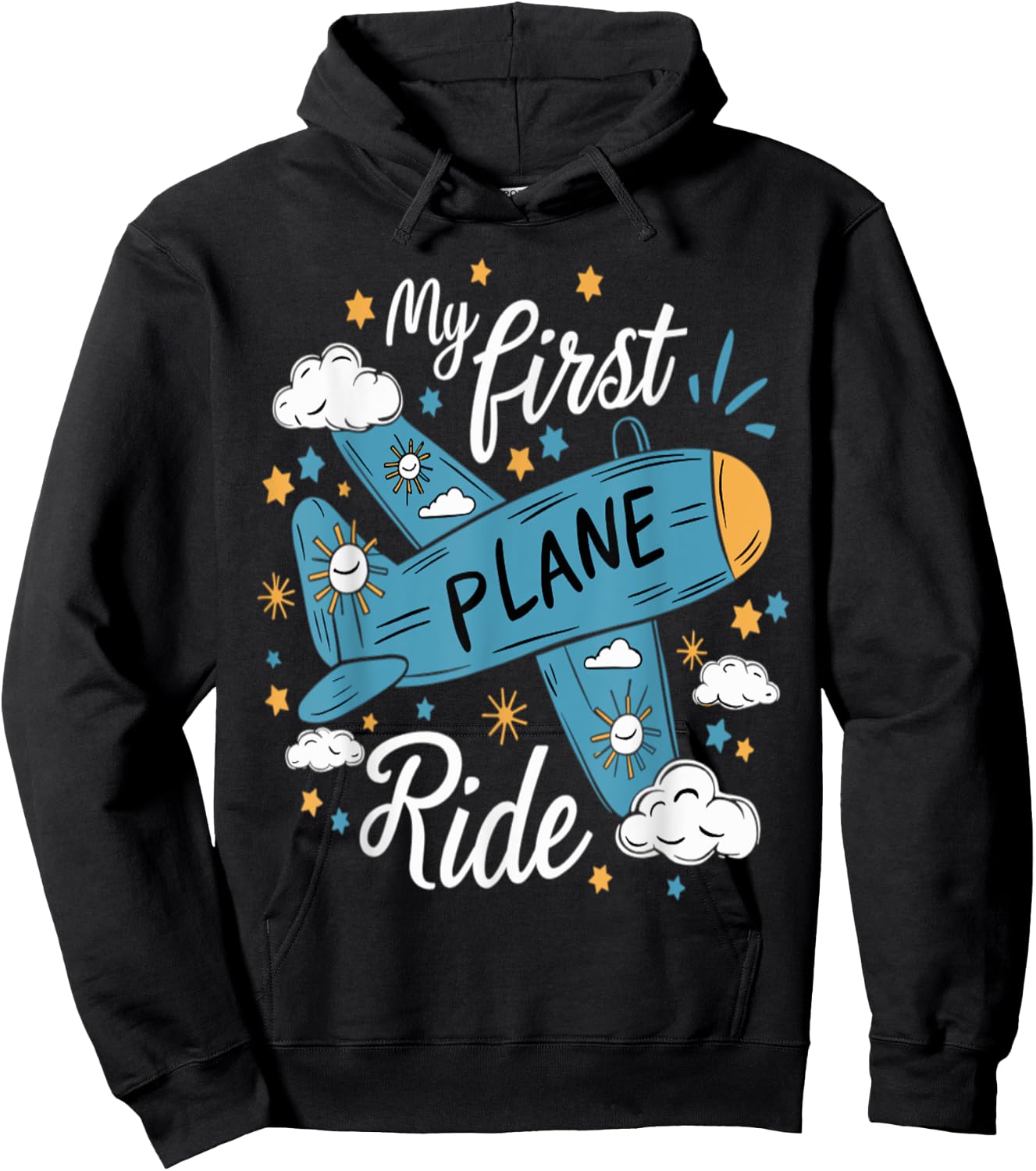 My First Plane Ride Hoodie - Hoodie | Black