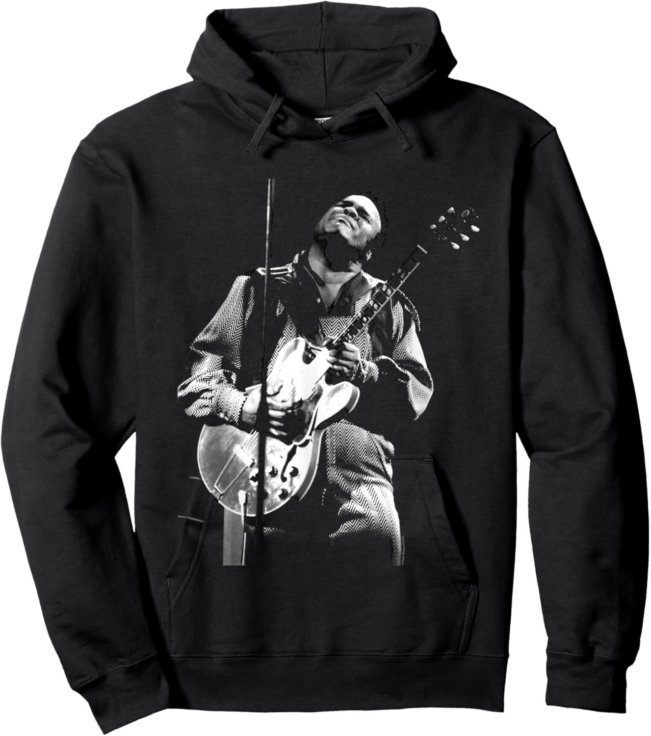 American Blues Guitarist Freddie King By Everard Smith Hoodie - Hoodie | Black
