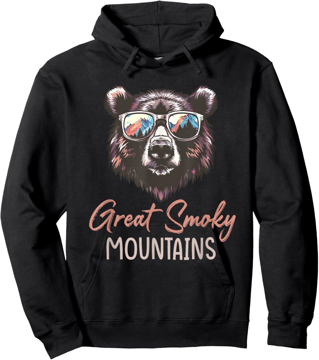 Great Smoky-Mountain Shirt National Park Bear Hoodie - Hoodie | Black