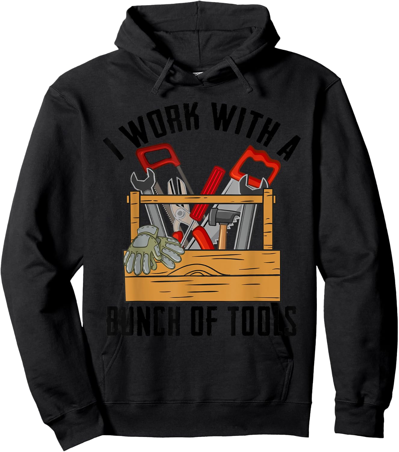 Cute Carpenter Equipment Humor Quote Lover Designs Funny Construction Worker Gift Carpenter Woodworker Handyman Hoodie - Hoodie | Black