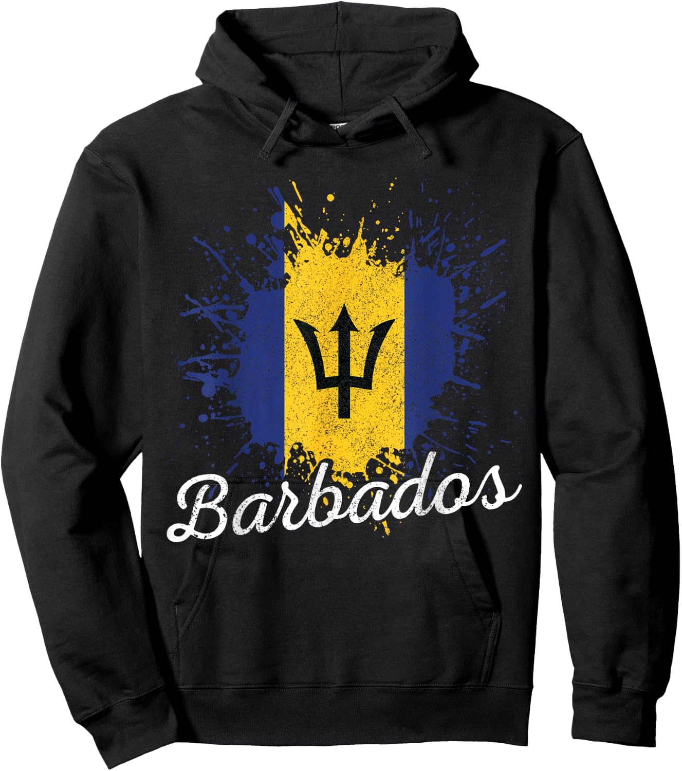 Barbados Flag Barbadian Bajan Pride Gift Hoodie - Hoodie | Black