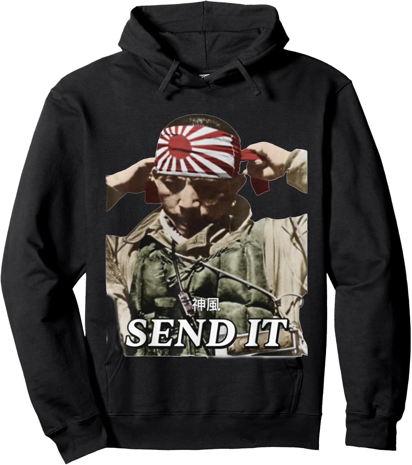 Kamikaze Pilot Send It Hoodie - Hoodie | Black