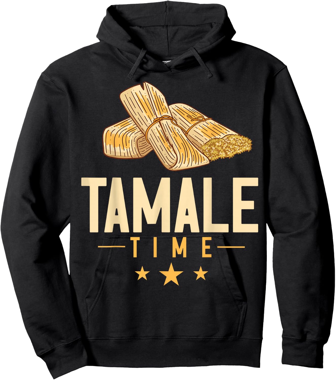Tamale Mexican Gift Recipe Vegan Hoodie - Hoodie | Black