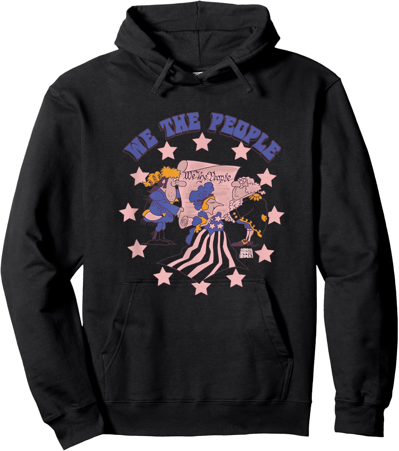 Schoolhouse Rock! The Preamble Constitution America Rock Hoodie - Hoodie | Black
