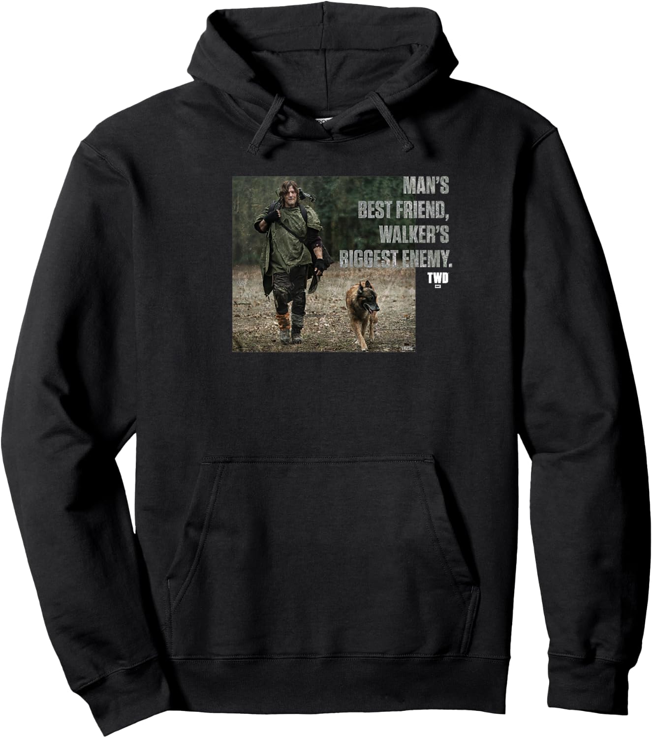 The Walking Dead Man's Best Friend Hoodie - Hoodie | Black