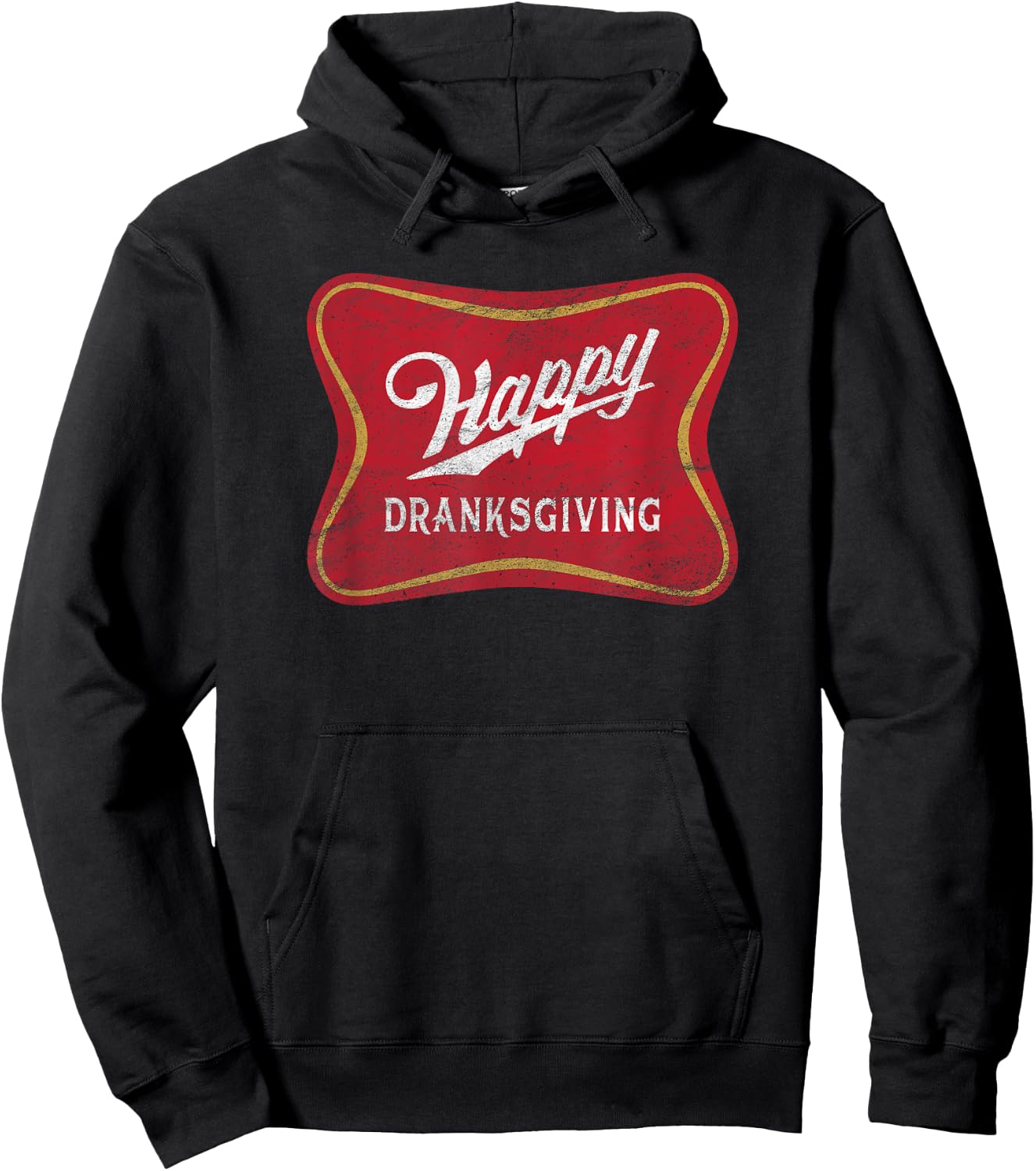 Happy Dranksgiving - Beer Drinker - Thanksgiving Hoodie - Hoodie | Black