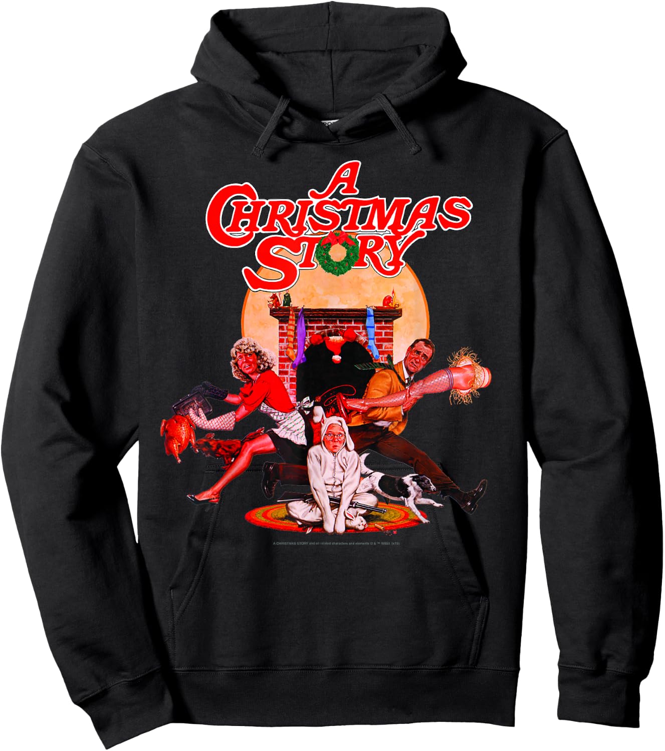 A Christmas Story Group Shot Poster Hoodie - Hoodie | Black