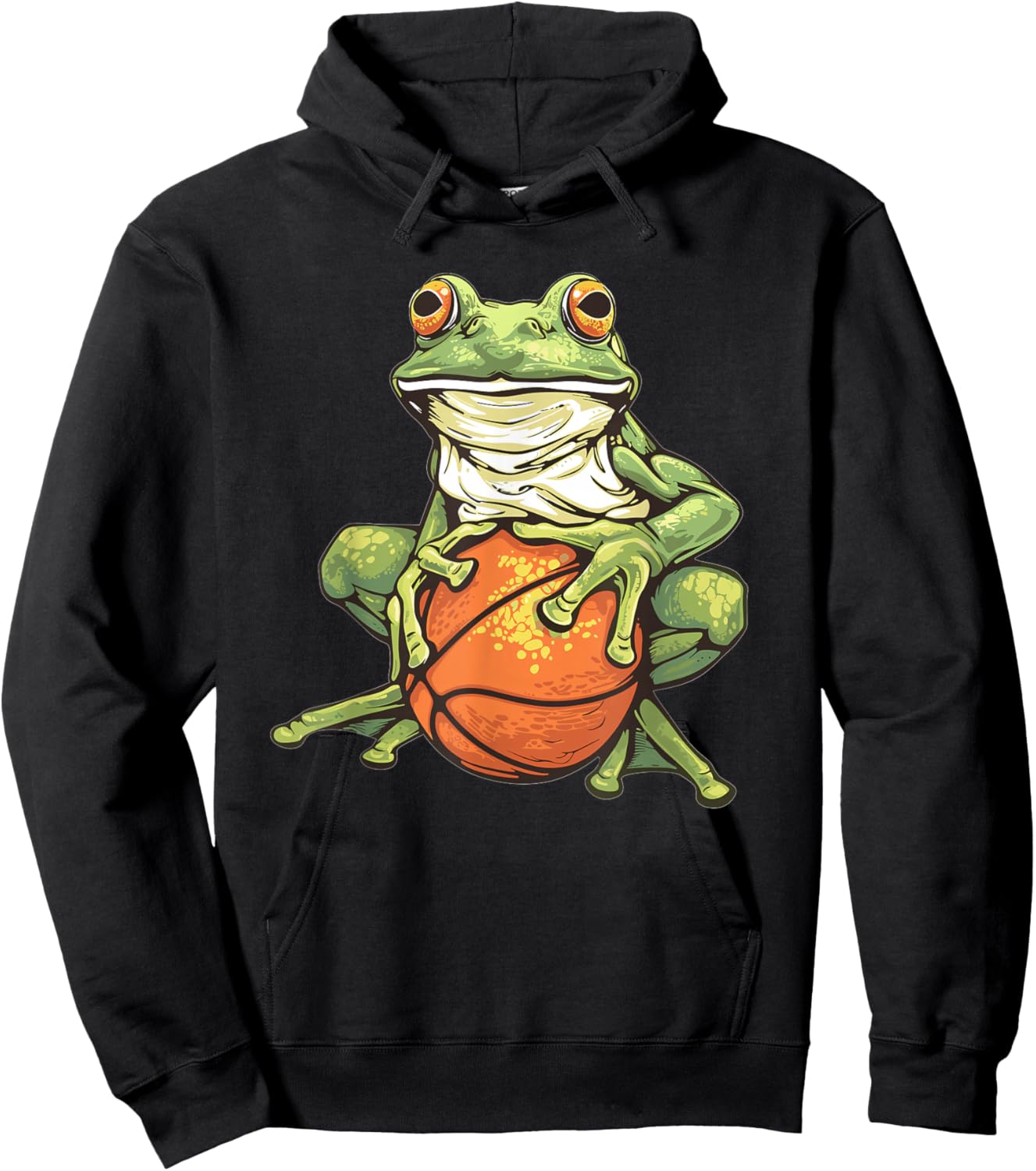 Basketball Frog Hoodie - Hoodie | Black