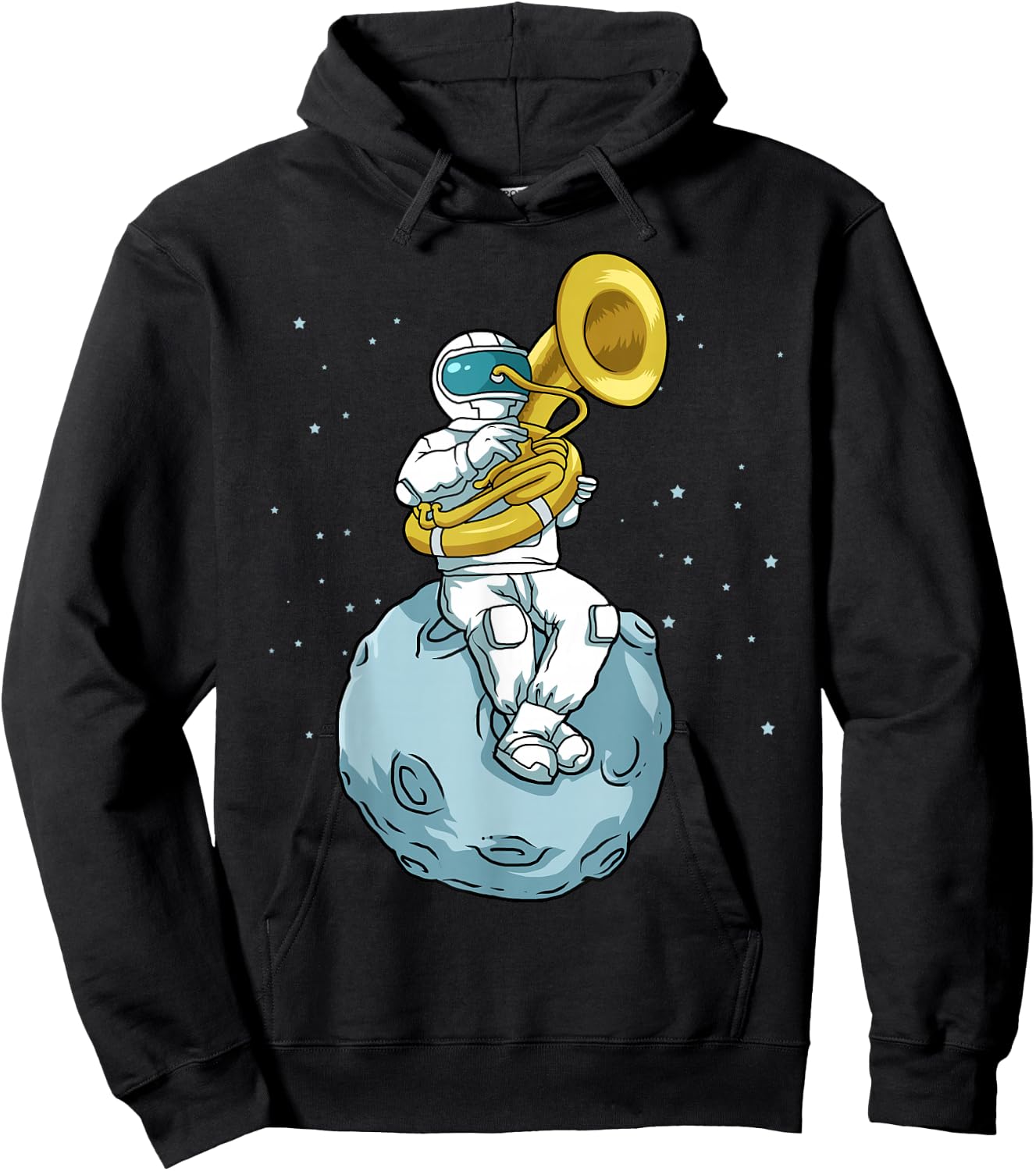 Sousaphone Shirt Women Men Kids Marching Band Tuba Hoodie - Hoodie | Black