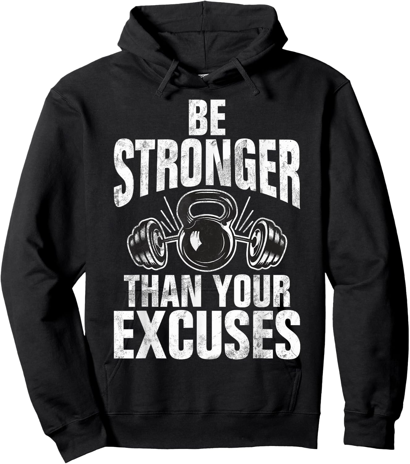 Be stronger than your Excuses Personal Trainer , Small, Black Hoodie - Hoodie | Black