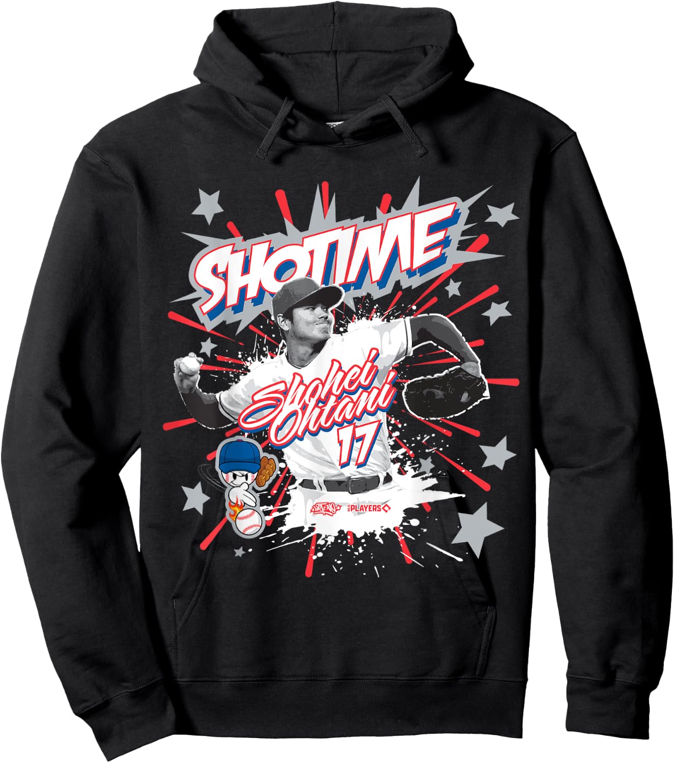 Shohei Ohtani Shotime Los Angeles Baseball Sket One x MLBPA Hoodie - Hoodie | Black