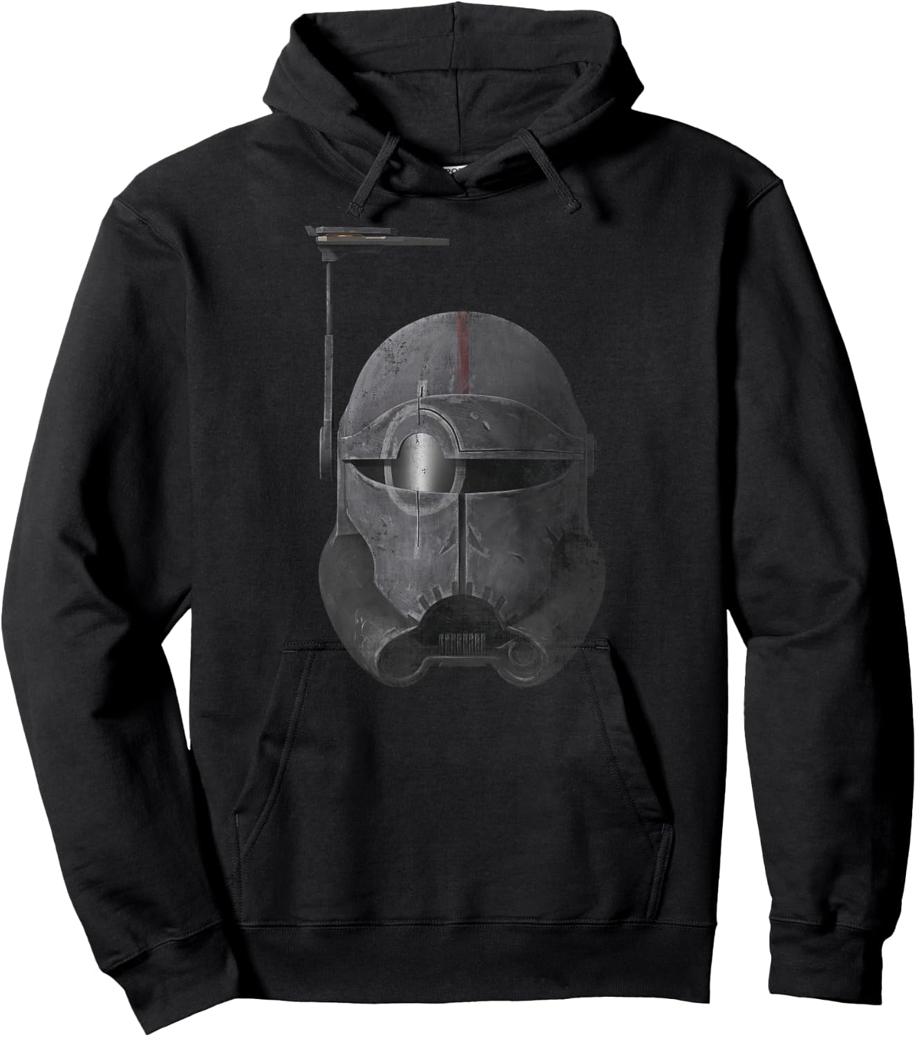 Star Wars The Clone Wars The Bad Batch Crosshair Helmet Hoodie - Hoodie | Black