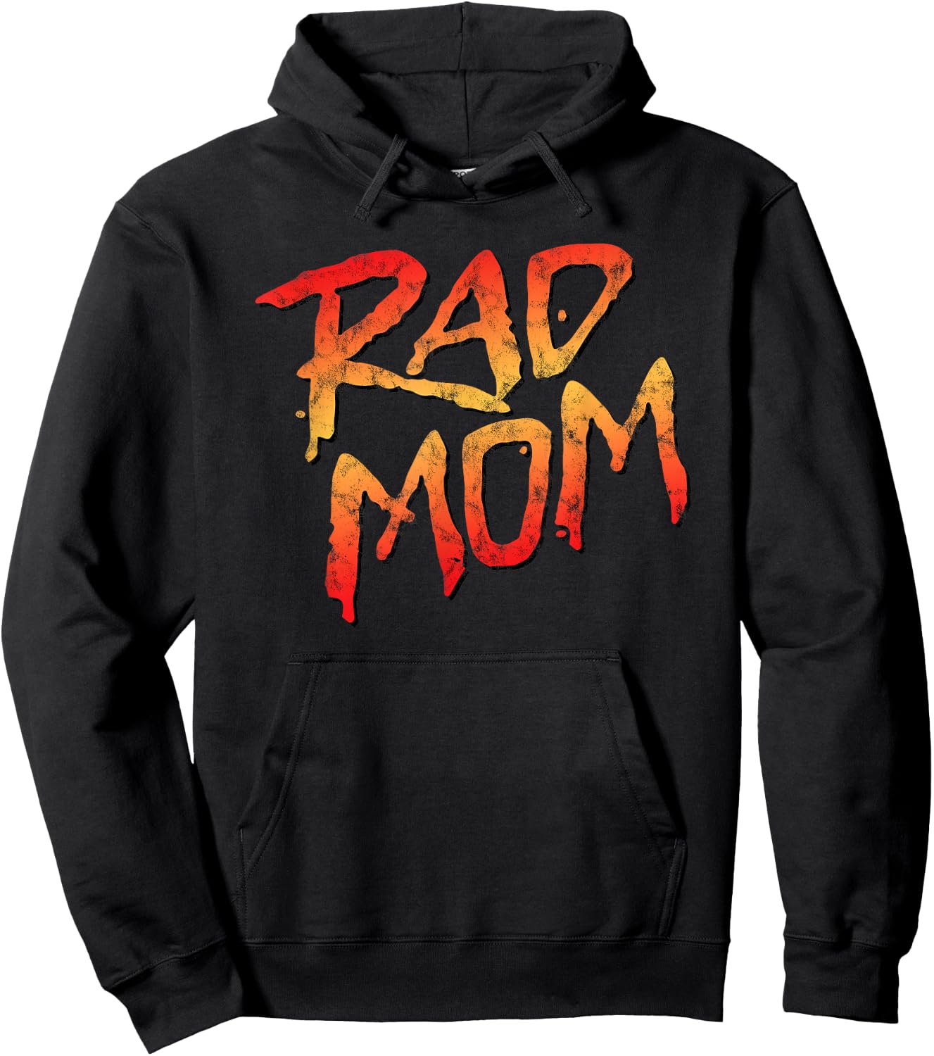 RAD MOM - 80s Nostalgic Gift Mom, Birthday Mother's Day Hoodie - Hoodie | Black