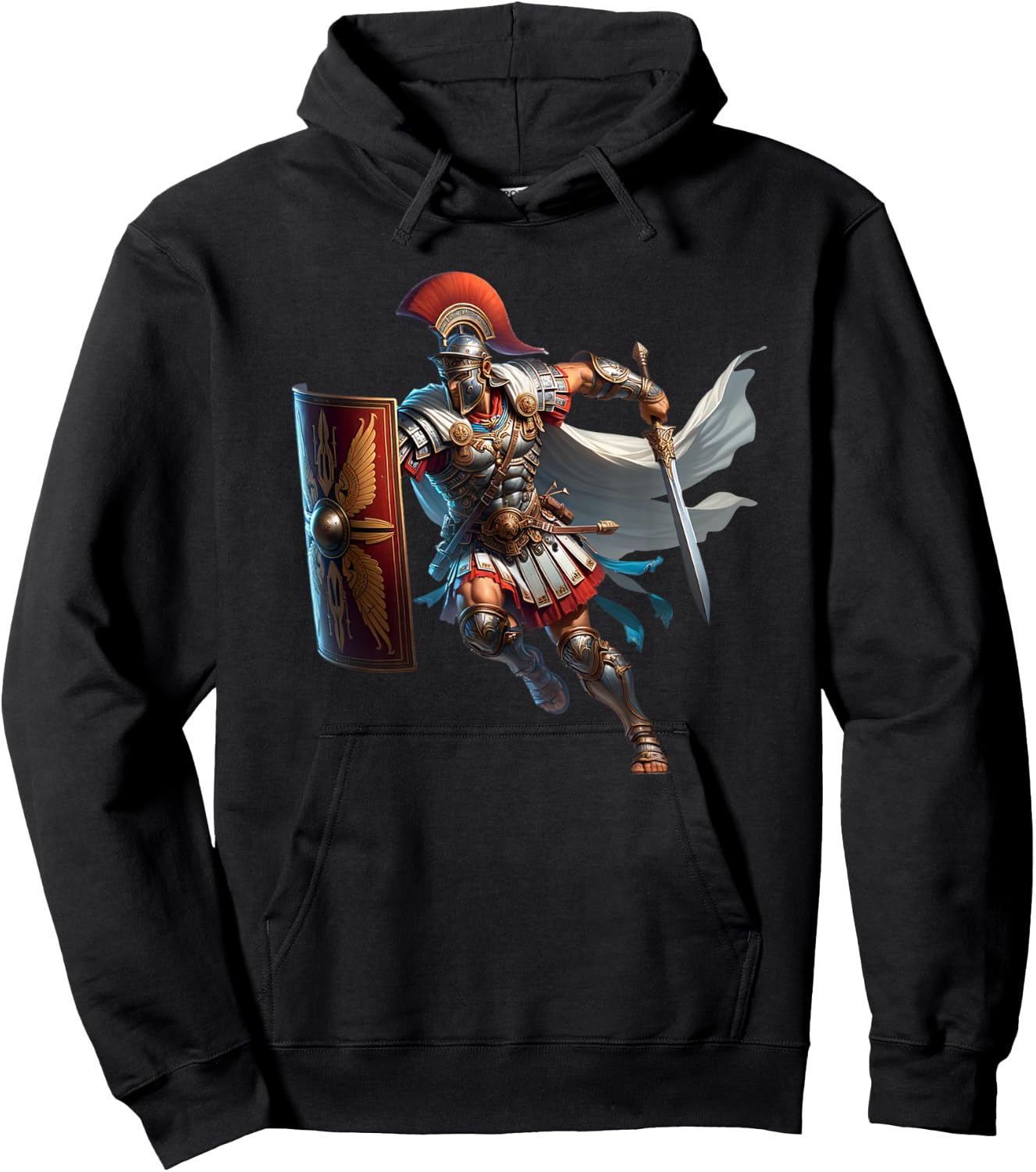 Roman Empire Rome Gladiator Centurion Legion Soldier Warrior Hoodie - Hoodie | Black