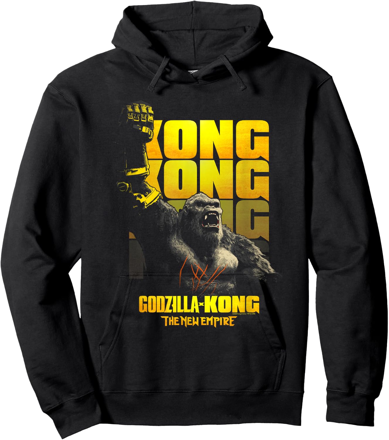 Godzilla x King Kong Beast Glove Kaiju Hoodie - Hoodie | Black