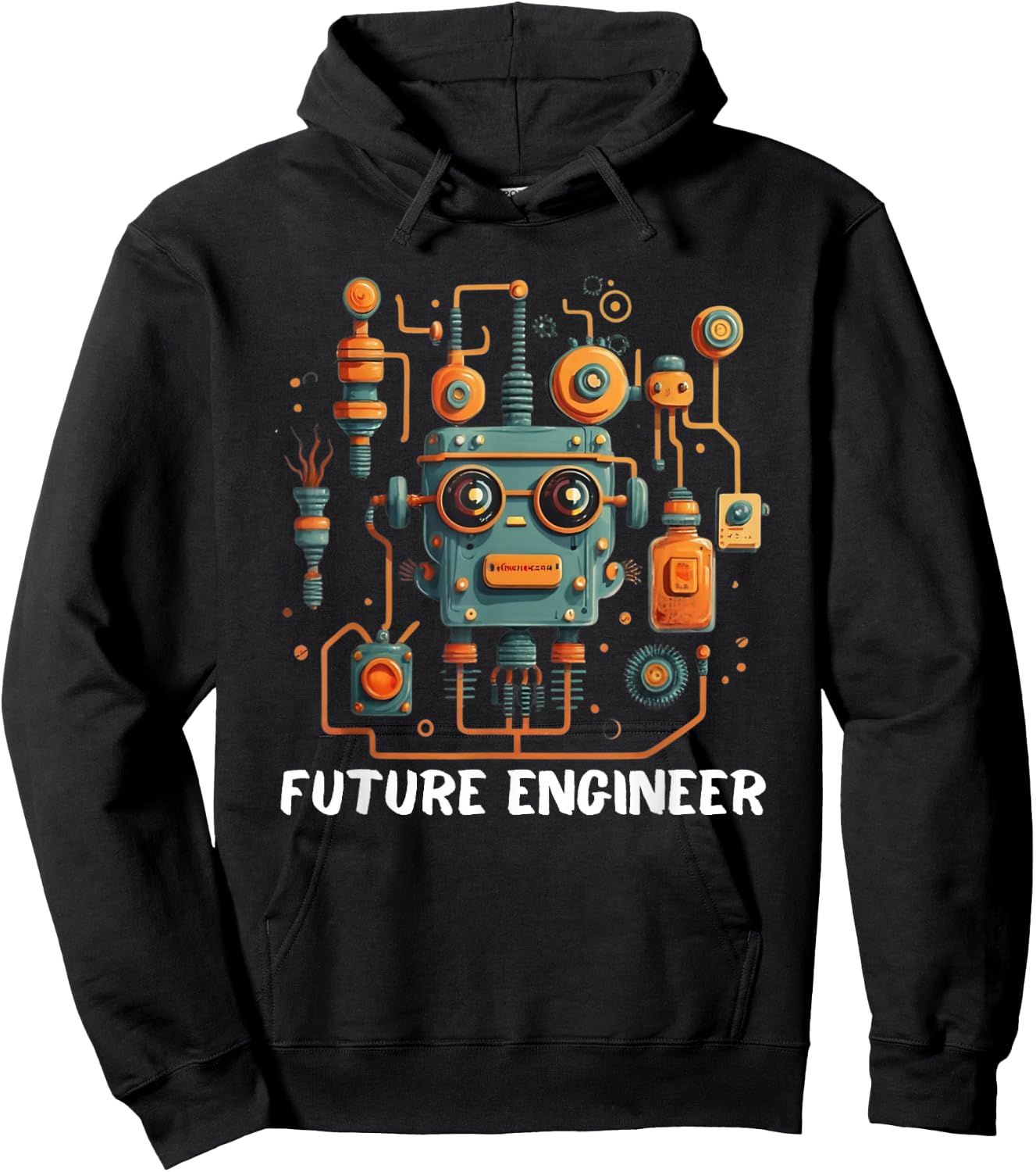 Electrical Engineering Circuit Kids Future Engineer Hoodie - Hoodie | Black