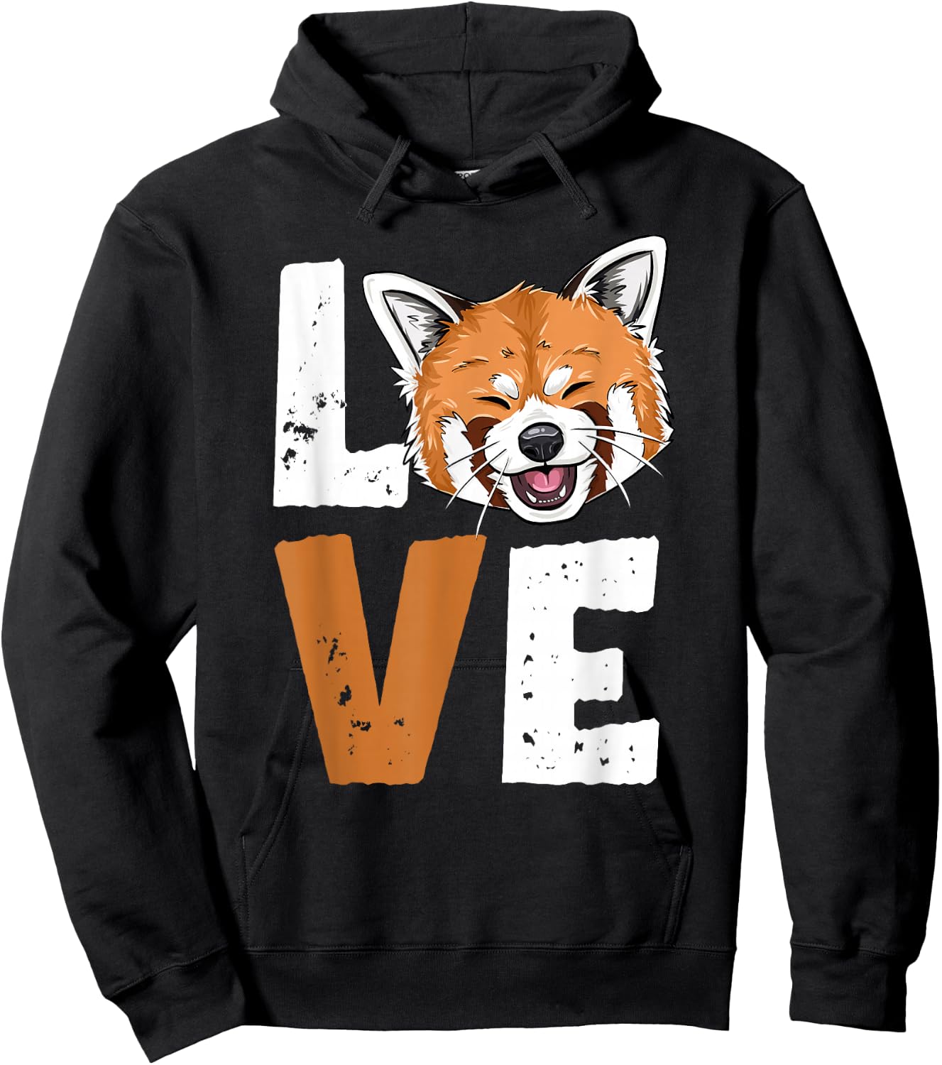 Red Panda Love Funny Cute Red Panda Lover Hoodie - Hoodie | Black