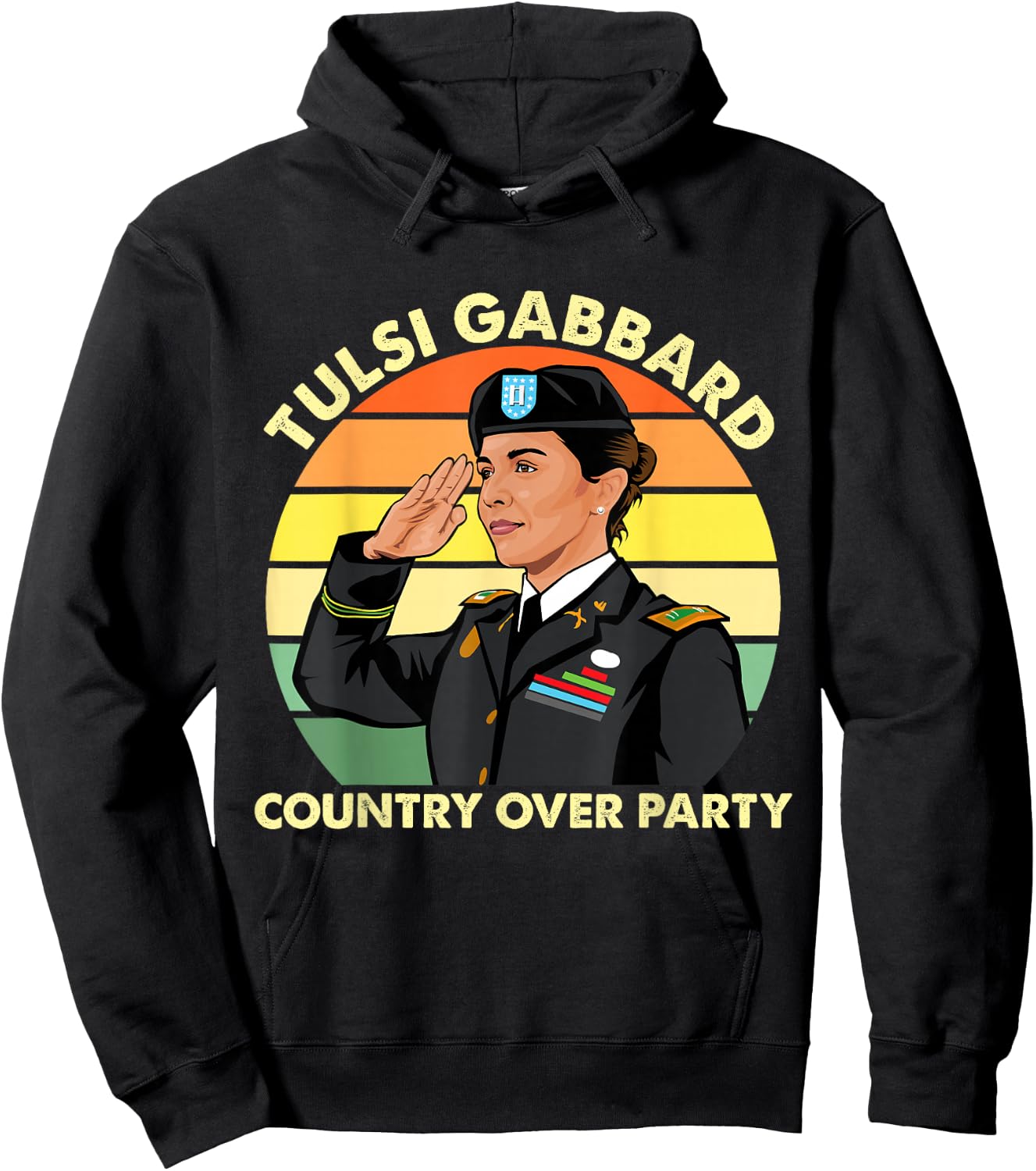 Tulsi Gabbard for First Female President 2028 America USA Hoodie - Hoodie | Black