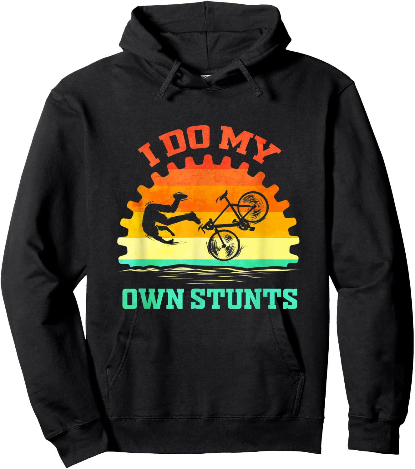 Cycling Lover Funny for Bike Tour Bicycle Stunts Cycle Hoodie - Hoodie | Black