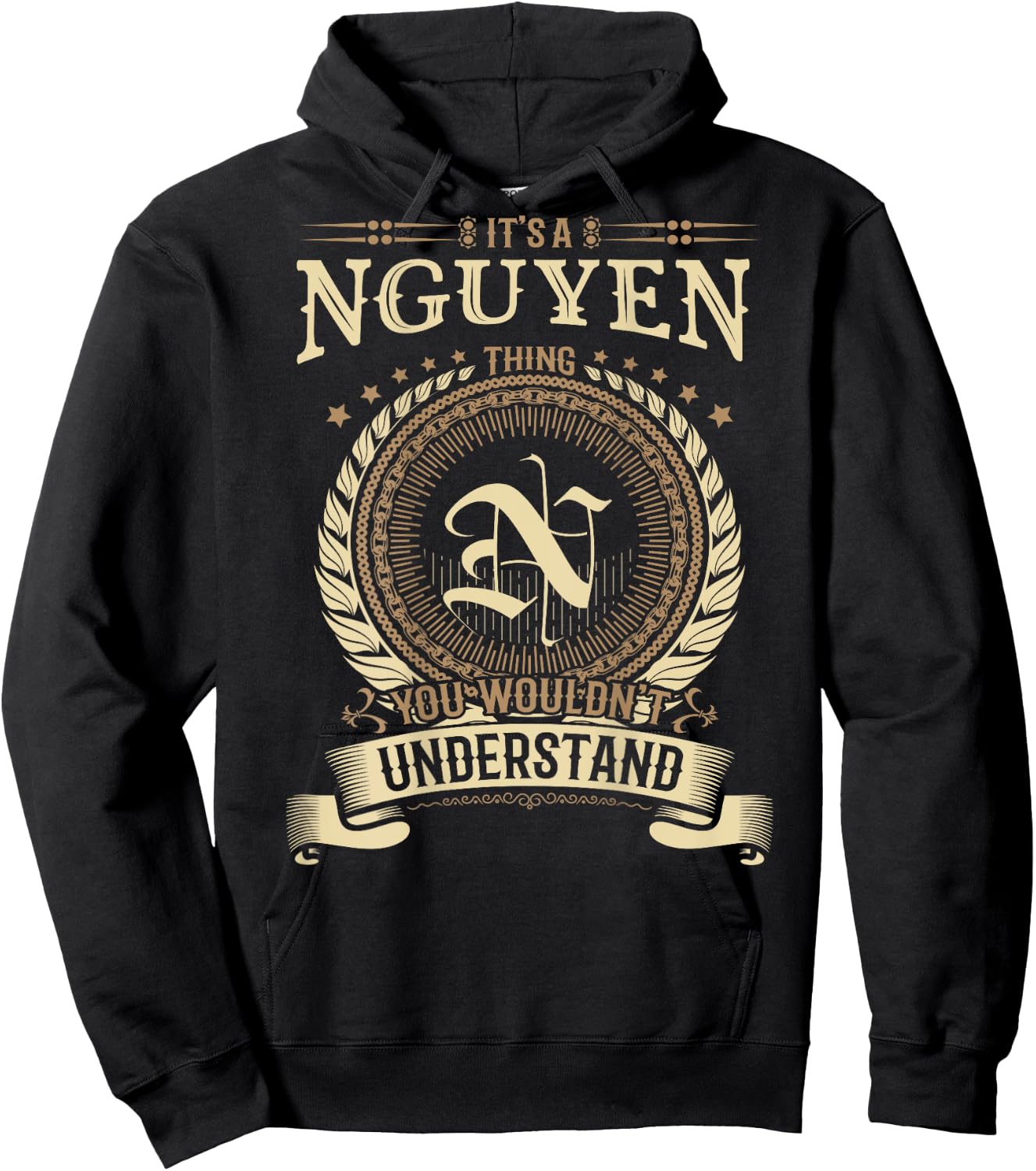 Nguyen Thing You Wouldn't Understand Family BACKPRINT Hoodie - Hoodie | Black