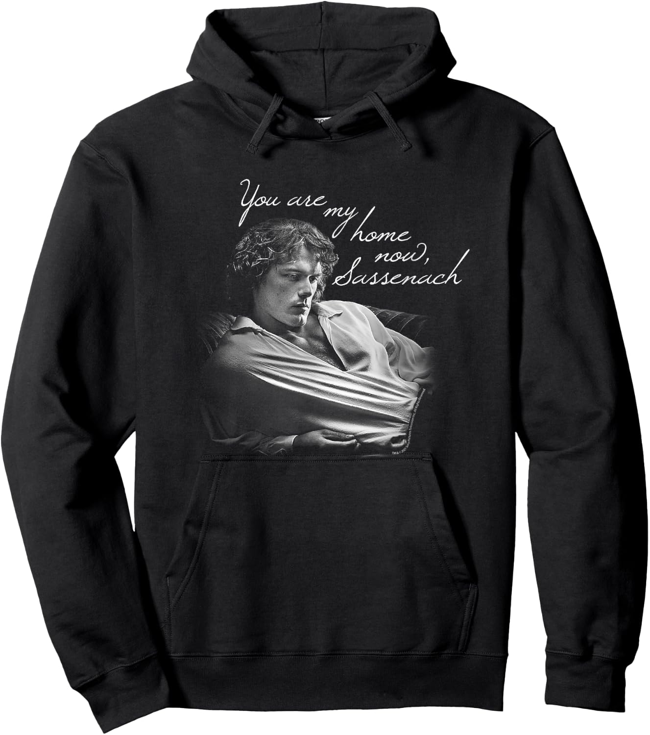 Outlander You are My Home Now Sassenach Small Hoodie - Hoodie | Black