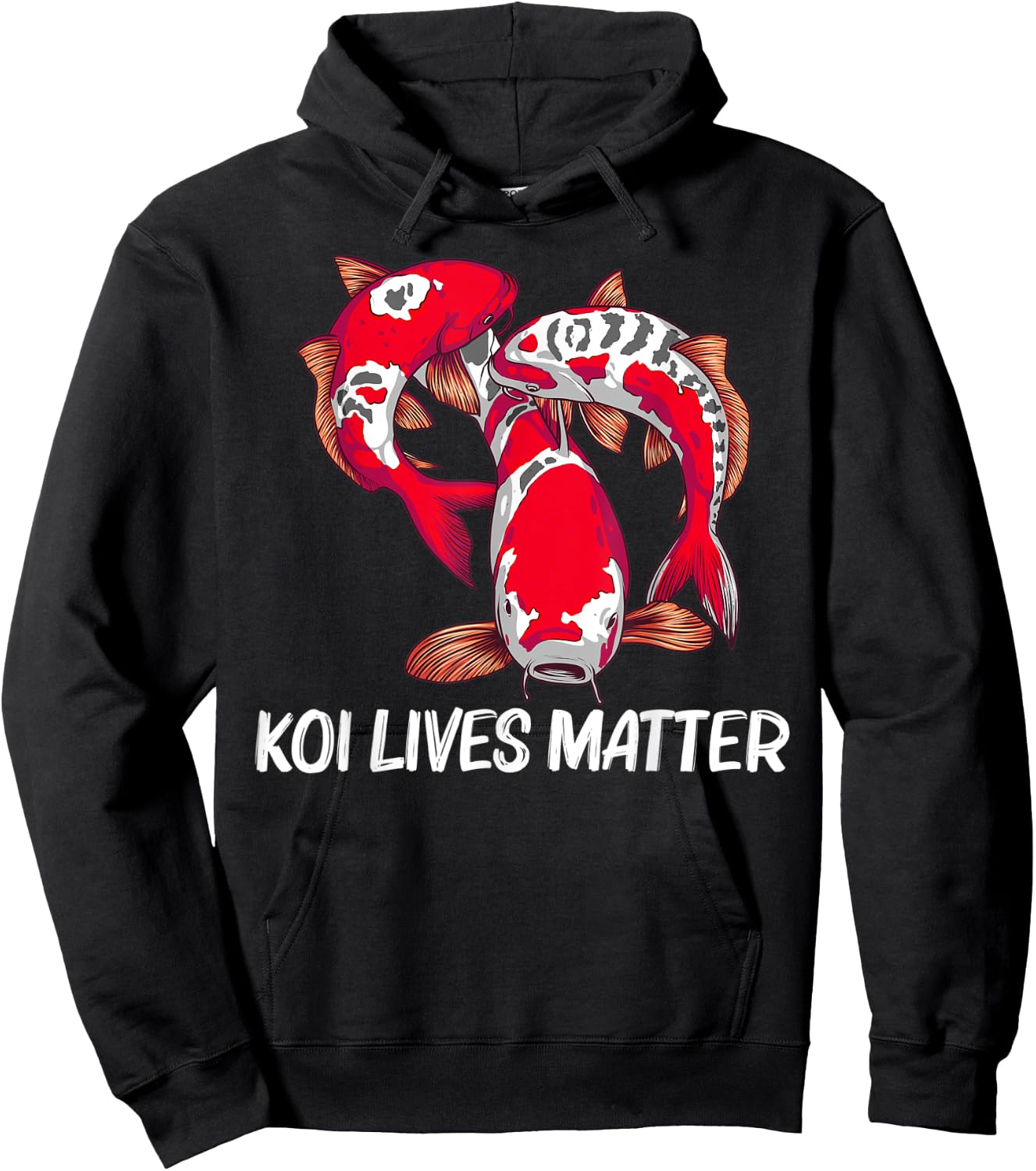 Koi Fish Gift Women Japan Koi Carp Fishes Pond Lover Hoodie - Hoodie | Black