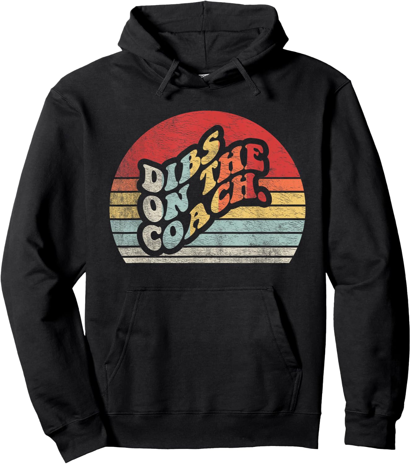Retro Vintage Dibs On The Coach Shirt Coachs Basketball Hoodie - Hoodie | Black