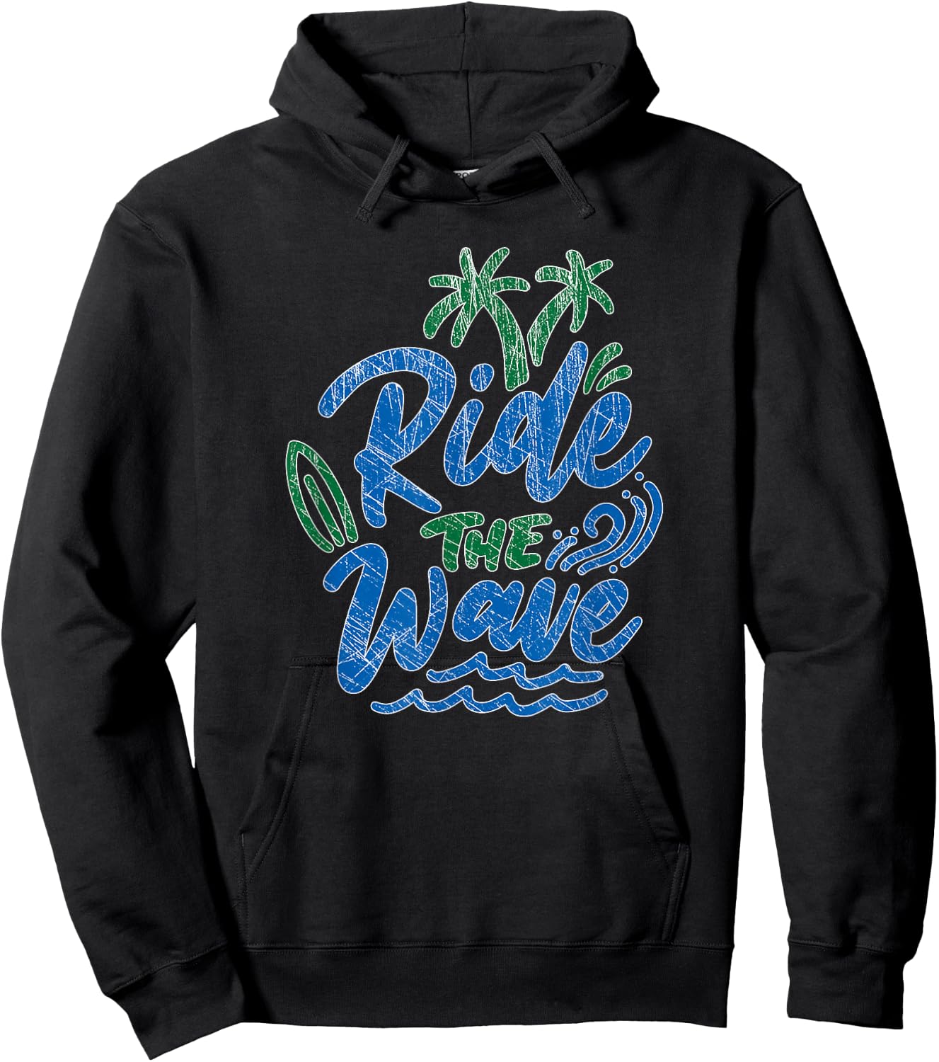 Ride the Wave Hoodie - Hoodie | Black
