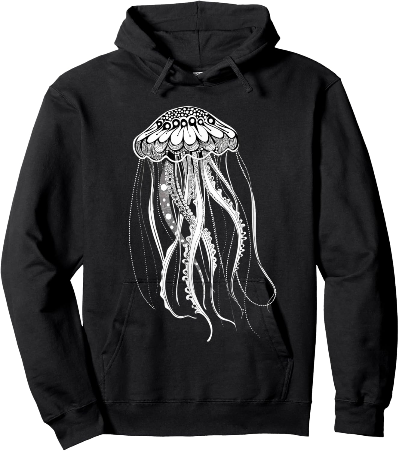 Jellyfish Sea Ocean Jellyfish Artwork Ocean Sea Animal Lover Hoodie - Hoodie | Black