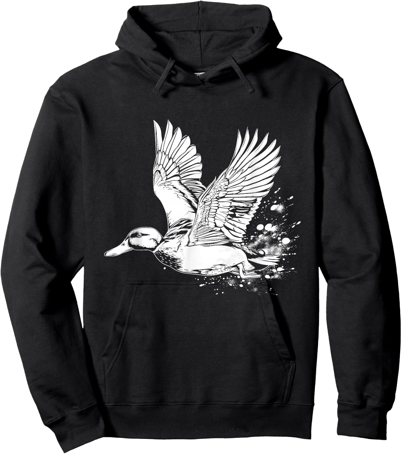 Duck Hunting Waterfowl Mallard Duck Hunter Hoodie - Hoodie | Black