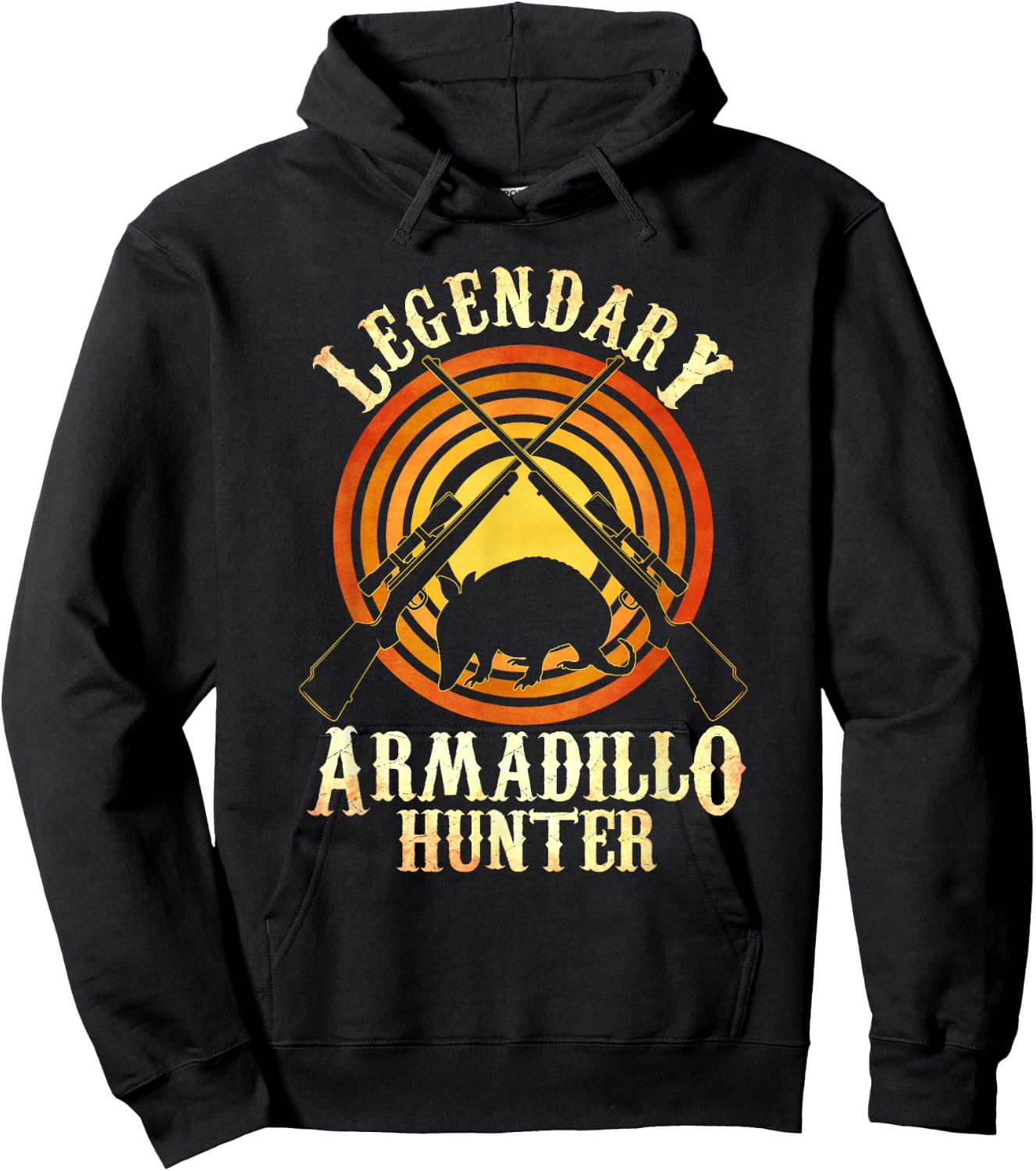 Legendary Armadillo Hunter Armadillo Armadillo Lover Hoodie - Hoodie | Black