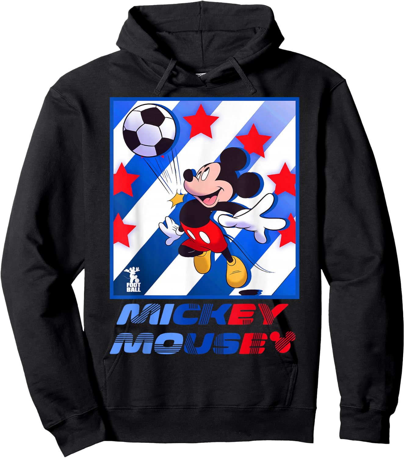 Disney Mickey and Friends Mickey Mouse Soccer USA Hoodie - Hoodie | Black
