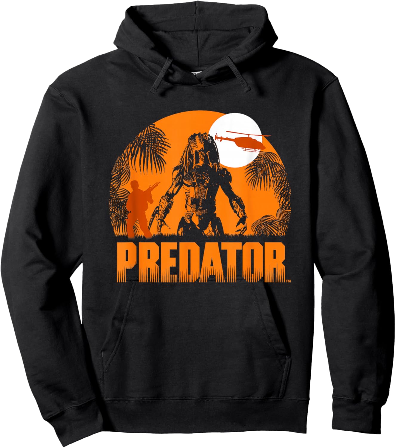 Predator Iconic Predator Haunt Silhouette Big Chest Poster Hoodie - Hoodie | Black