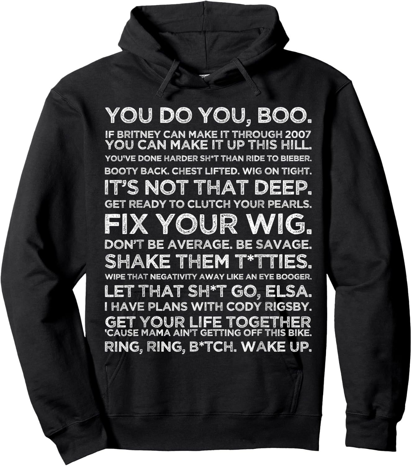 Cody Rigsby Motivational Workout Hoodie - Hoodie | Black