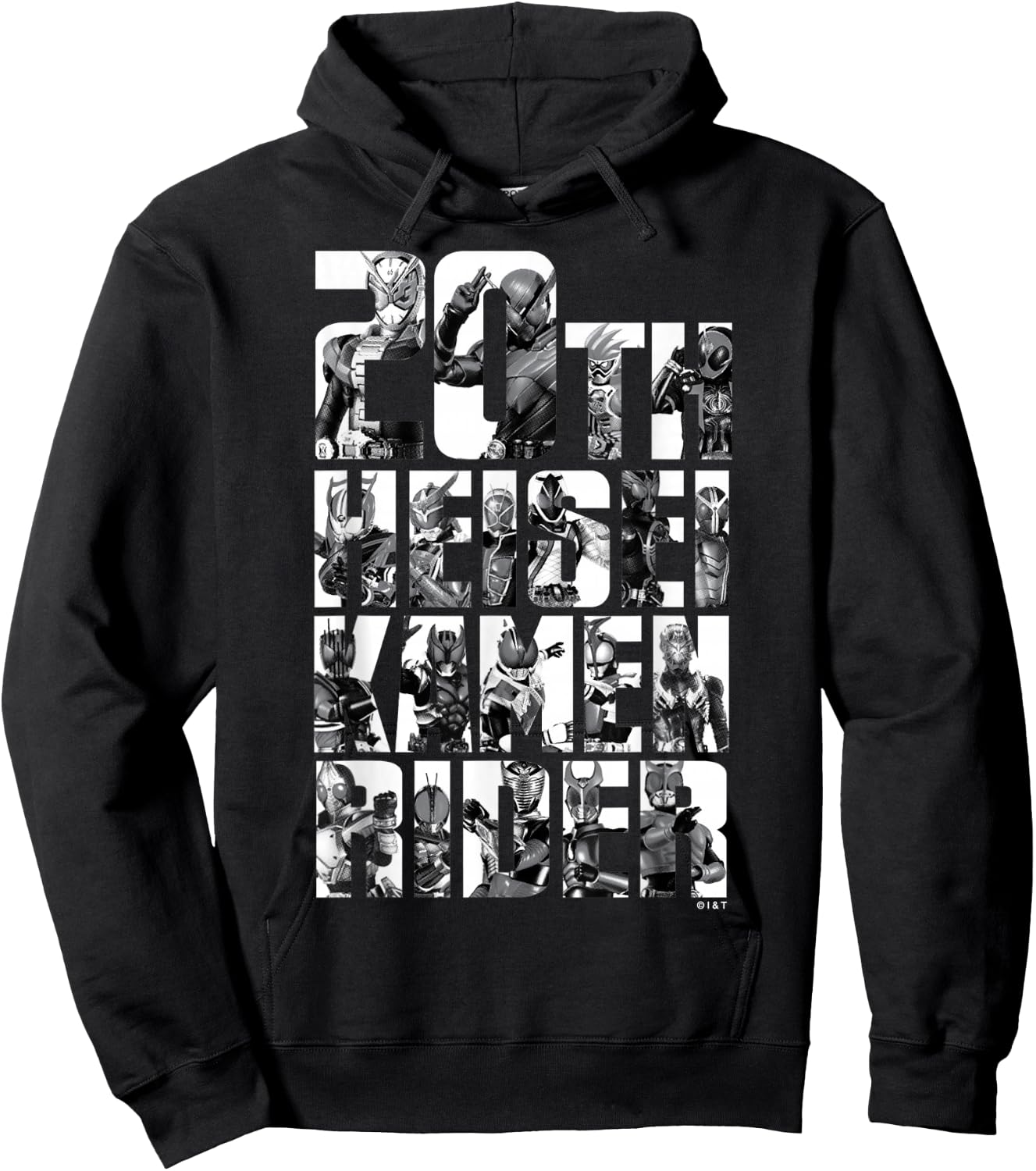 Kamen Rider Heisei Catchphrase 20th Anniversary Shirt Hoodie - Hoodie | Black
