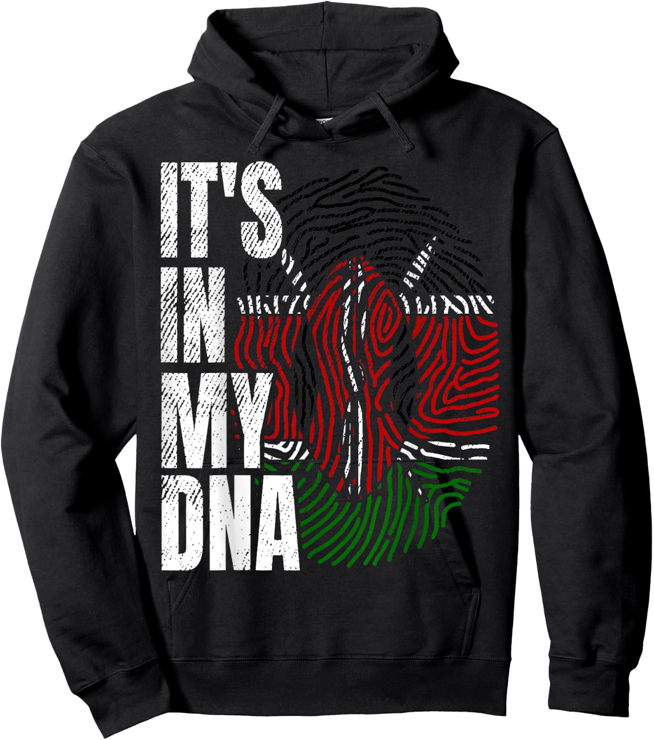 It's in My DNA Kenya National Flag Kenyan Boy Girl Gift Hoodie - Hoodie | Black